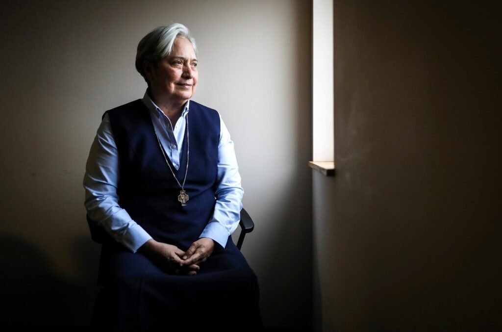 The immigration defender Nun makes a trip to the funeral of Pope Francis