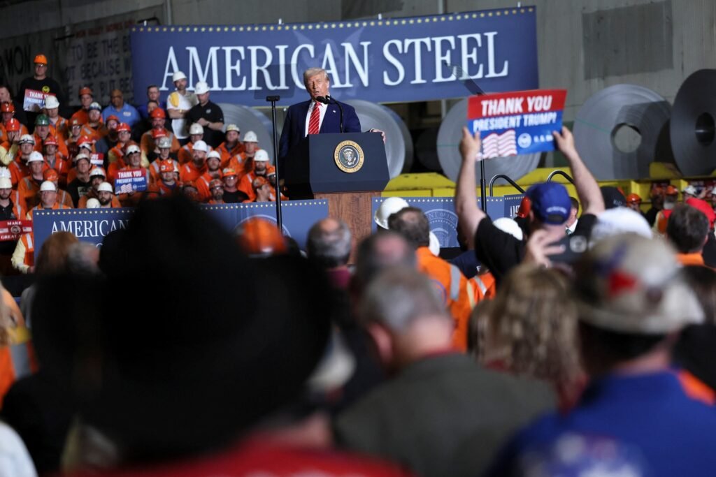 Trump greets the US Steel-Nipon Agreement. UU., He says that Steelmaker will be "controlled by the United States", but offers few details